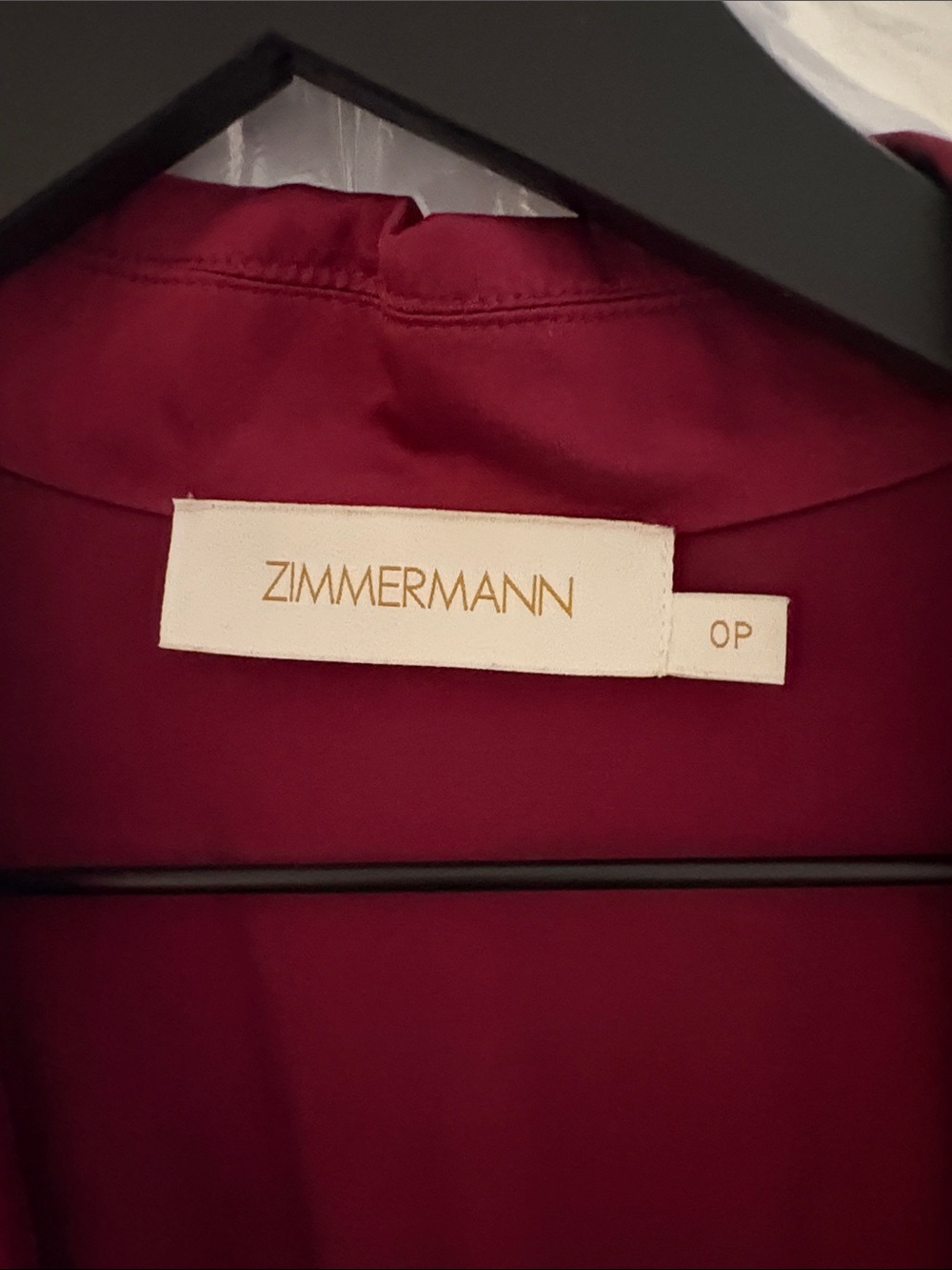 Zimmermann Deep Wine Red Blouse - Picture 4 of 6